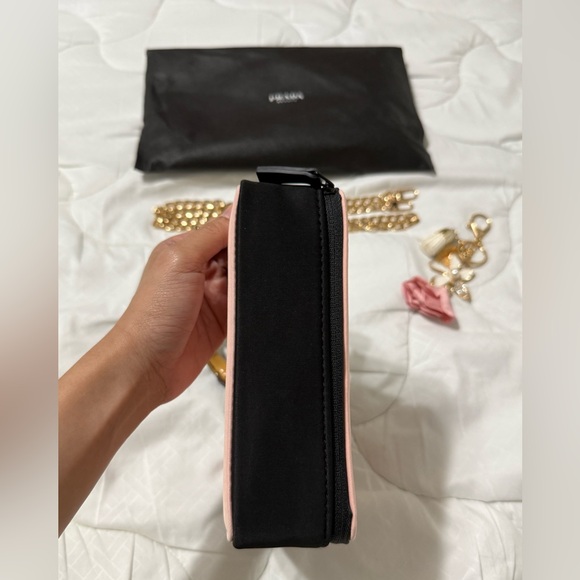 Prada Pink and Black Triangle Clutch - Picture 6 of 9
